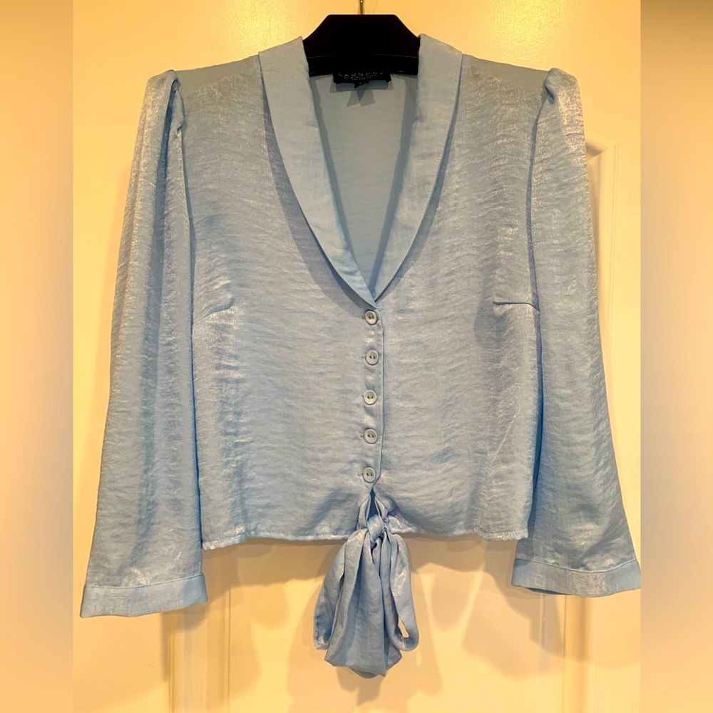 Laundry light soft blue shirt